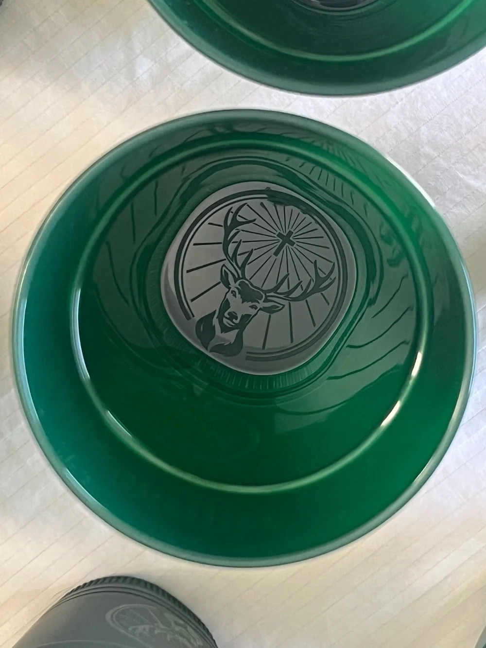 12 Jagermeister Green Plastic Stadium Tumblers Deer Stag Logo Tailgate Unused